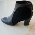 Aquatalia Black Ankle Booties Genuine Leather Size 6.5 Heeled Boots $550 Retail Photo 1