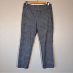 Massimo Fabbro Italy Grey Black Plaid Slim Trouser Dress Pants Womens 8 Preppy Gray Photo 11