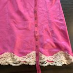 Victoria's Secret Y2K  Pink Satin Lace Slip Dress M‎ Fairycore Coquette Lingerie Photo 9