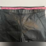Free People  Vegan Faux Leather Look Skinny Pull On Legging in Black Size 27 NWT Photo 11
