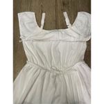 Children’s Place Women’s Adult XL White Cold Shoulder Dress New Photo 1