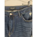 Judy Blue  Los‎ Angeles Womens 22W Dark Wash Distressed Moto Skinny Jeans Photo 1