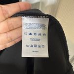 Lands' End Black Velvet Midi Skirt Classic Chic Party Career Elegant Size 12 Photo 4