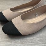 Seychelles  Beige Black Toe Cap Memory Foam Flats‎ Size 7.5 W Photo 8