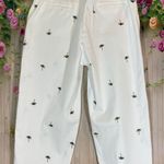 kim rogers  White Capri Pants Palm Trees Size 12P Photo 1