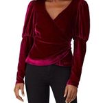 Cinq à Sept Theo Velvet Top Rent The Runway Pre-Loved XS Photo 3