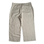Style & Co  Womens Wide Leg 100% Linen Crop Pants Lagenlook Size 12 Photo 4
