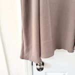 Spanx Beige Nude Satin Back Asymmetry Skirt Classic Neutral Care Free NWT Large Photo 2