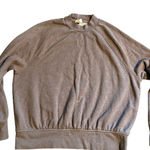 Universal Threads Universal thread rib knit sweatshirt oatmeal, light brown size large Photo 0