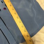 Bob Mackie  Sky Blue Silk Shirt with florals '70s  print 100% Silk Size small Photo 7