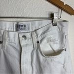 AGOLDE  90s Relaxed Fit Distressed High Waisted White Denim Jeans Size 28 Photo 1