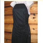 Black Pink Long Corset Gown Dress Black Size 8 Photo 3