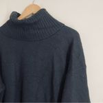 Anthropologie Blair Wool Blend Turtleneck Sweater Black size XL Photo 4