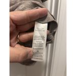 Democracy Tan Beige Leopard Print V-Neck Top Linen Blend Knit Taupe Size XL Photo 3