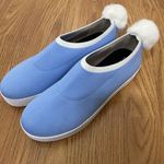 Opening Ceremony  Blue Bobby Sock Pom Pom Sneakers slip-on knit shoes EU 38 Photo 5