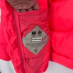 Hunter Puffer Jacket Womens XS Hot Pink Polyester Zip Pockets Full Zip Snap Photo 8