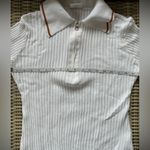 Varley  Napier Fitted Knit Polo medium workwear preppy coastal retro Photo 8