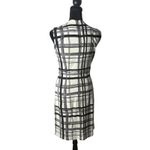 J. McLaughlin  Devon Plaid Sleeveless‎ Sheath Dress Size XS Stretch Office Retro Photo 2
