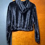 Nike  Women's Black Velvet Hoodie Photo 2