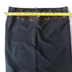 Cache Black and red floral embroidered skirt set Photo 3