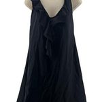 Always for Me Black Swim Dress Halter Ruffle Neck Slimming Womens 20W Photo 0