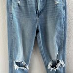 American Eagle Mom Jeans Blow Out Knees Distressed 2 Photo 1
