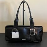 Rachel Zoe | Black Shoulder Bag w/ Camila Coelho Leopard Scarf Photo 3