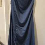 Cider  Dress Midi Slit Satin Photo 0