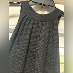 Crochet Dress Halter Back Tie. NWOT. Woman's Black (185) Size L Photo 1