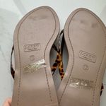 NWT J. Crew Capri Sandal Faux Tortoise Strap Summer Flip Flop Sandals Size 12 Tan Photo 9