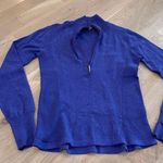 Eddie Bauer women’s 1/2 zip purple sweater large Photo 0