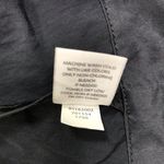 J.Jill Packable Trench Rain Coat Women L Black Smocked Grunge Boho Feminine Y2K Photo 10