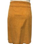 Cider Women's Corduroy Zipper Front Mini Skirt Ginger Plus Size 1XL Retro Photo 1