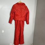 SKYR vintage ski set red bibs and jacket Medium Large Photo 2