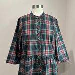 Tuckernuck  Tartan Plaid Mini Dress Holiday Party Christmas Winter Shirt Dress XL Photo 4