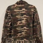 Anthropologie PILCRO AND THE LETTERPRESS Camo Buttons Jean Jacket Photo 4