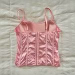 Victoria's Secret  Vintage pink lace detail bustier corset top Photo 1