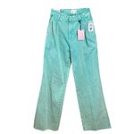 Avec Les Filles Pleated Wide-Leg Trousers - Mint Green - Size 25 - NWT Photo 5