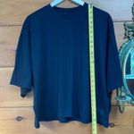 Adidas Women Black Crew Neck Short Sleeve Oversized Pullover Shirt Size XL Photo 7