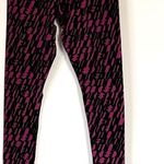 Nike Leg-A-See Magenta and Black Leggings - Size Extra Small Photo 5