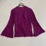 Cinq à Sept Cinq a Sept Monica Gathered Silk Blouse Top Size S Photo 9