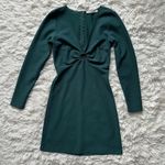 Abercrombie And Fitch O Ring Long Sleeve Mini Dress Forest Green Size XS Photo 2