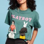 Playboy New  June 1959 Cover Tee Short Sleeve Crewneck T-Shirt Green Size Small Photo 2