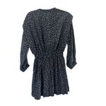 Apiece Apart Olga Mini Dress in Leafy Floral Black Photo 3