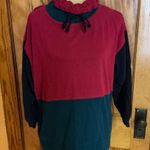 Vtg 80s Paris sport club turtleneck multicolor shirt Size M Photo 3