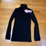 Juicy Couture  Pam Gela FGJ Turtleneck Long Sleeve Shirt Black Women's Medium NWT Photo 2
