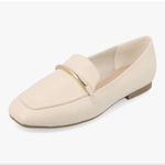 Journee Collection NEW Loafer Flat Notched Topline Square Toe Slip-On Shoes 7.5 $80 Photo 7