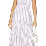 Veronica Beard  Radley striped poplin midi dress Photo 0