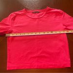 ZARA  Pink T-Shirt Women’s Medium cropped Photo 5