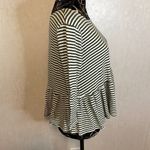 We The Free Green White Striped 3/4 Sleeve Baby Doll Size Small Photo 1